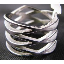 Stainless Steel Ichthus Fish Stylized Sz