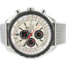 Stainless Steel Mens Breitling Chronomatic