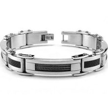 Stainless Steel Men's Cable Link