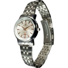 Steinhausen Watches - Ladies' Metal w/ Date, White Dial