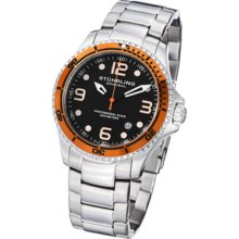 Stuhrling Original 593 332i11 Aquadiver Grand Regatta Swiss Diver Mens Watch