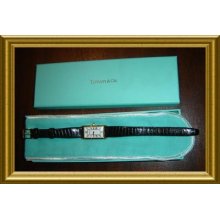 Stunning Rare Vintage Tiffany 14k Gold Case Lady Wristwatch Numbered W/orig. Box