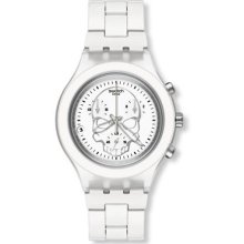 Swatch Full-Blooded White Skull Unisex Watch SVCW4000AG