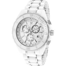 SWISS LEGEND Watches Men's Identity Chronograph Light Silver White Cer