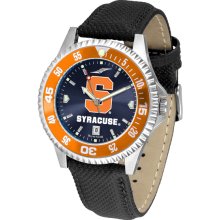 Syracuse Orangemen Competitor AnoChrome Poly/Leather Band Watch