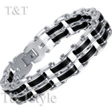 T&t 316l Stainless Steel Link Bracelet (bbr131)