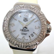 Tag Heuer Formula 1 Dia Bezel Wristwatch SS Satin Ladies