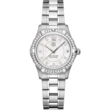 Tag Heuer Watch, Womens Swiss Aquaracer Diamond 58 ct. t.w. Stainless
