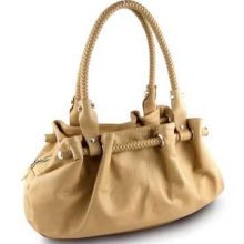 Tan Large Handbag with Cell Phone Pocket purse hand bag big pocketbook