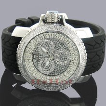 Techno Master Watches Mens Diamond Watch 0.20ct