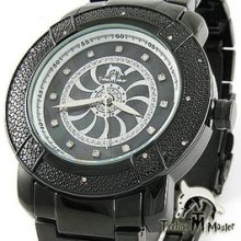 Techno Master Watches Mens Diamond Watch 0.12ct. -