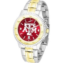 Texas A Aggies TAMU NCAA Mens Two-Tone Anochrome Watch ...