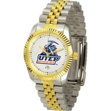 Texas El Paso Miners UTEP NCAA Mens Steel Executive Watch ...
