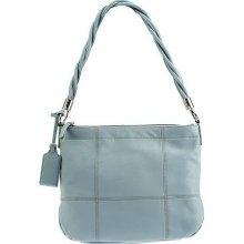 Tignanello Glove Leather Hobo with Twisted Handle - Cloud Blue - One Size
