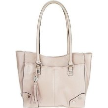 Tignanello Pebble Leather Tote Bag with Stud Detail - Rose Metal - One Size