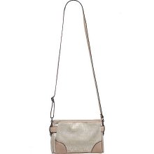 Tignanello Signature Print Double Entry Crossbody Bag - Ivory/Sand - One Size