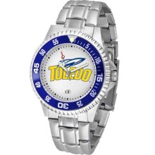 Toledo Rockets Mens Steel Bandwrist Watch
