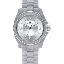 Tommy Hilfiger 1781199 Sport Grey Dial Grey Plastic Women's Watch