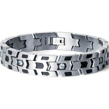 Tonino Lamborghini Impronta Collection Stainless Steel Men's Bracelet