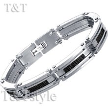 Top Quality T&t 316l Stainless Steel Link Bracelet (bbr117)