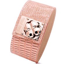 Touch Rose Gold Heart4Heart Pink Cuff Bracelet