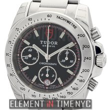 Tudor Chronograph Stainless Steel Black Dial 41mm