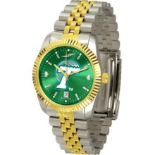 Tulane University Green Wave TU Mens 23Kt Executive Watch