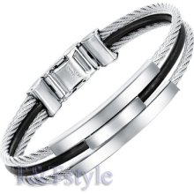 Unique T&t 316l Stainless Steel Bangle