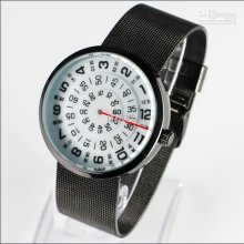 Unisex Super Cool Turntable Watch Fashion Rotary Alloy Quality Movem