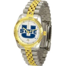 Utah State Aggies Mens Steel Executive Watch