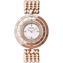 Versace Ladies Econ Mother Of Pearl Dial Watch 80q80sd498 S080 Rrp Â£1,950