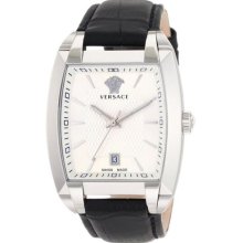 Versversace Men's Wlq99d002 S009 Character Tonneau White Dial Watch