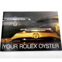 Vintage 1985 18k Rolex Datejust Oyster Watch Catalog Instruction Manual Book 32h