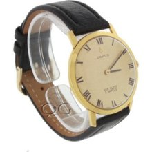 Vintage Corum By Van Cleef & Arpels Roman Numeral Hand Wind Movement Mens Watch