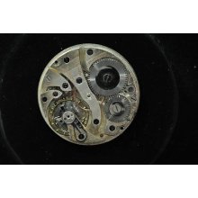 Vintage Mens Gruen Open Face Pocket Watch Movement Grade 754 Running