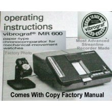 Vintage Vibrograf Mr 600 Transistor Watch Timer Tool