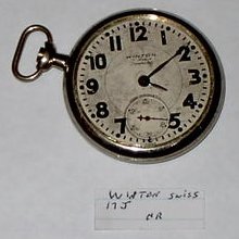 Vintage Winton Pocket Watch, Timemaster. 17 Jewel Movement. Swiss. Parts.
