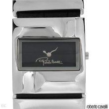Watch - Roberto Cavalli RC Croco Tail Collection retail $355 - Leather - Silver