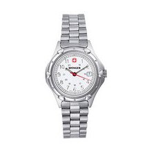 WengerÂ® Ladies White Standard Issue Military Watch