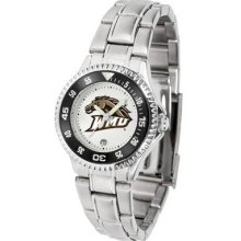 Western Michigan Broncos Ladies Stainless Steel Watch