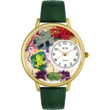 Whimsical watches frogs gold watch - One Size