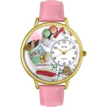 Whimsical watches wg-0310014 dessert lover pink leather and - One Size