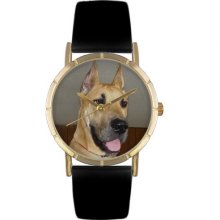 Whimsical watches wp0130080 great dane black leather and go - One Size