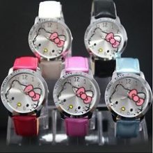 White Hello Kitty Watch--lady's Or Child's