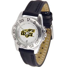 Wichita State Shockers Sport Leather Band-Ladies Watch