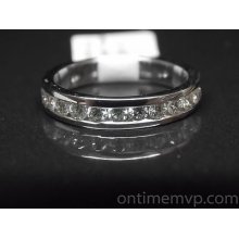 Women's 14k White Gold 0.69 Ctw Diamond Band