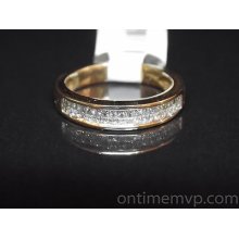 Women's 14k Yellow Gold 0.75 Ctw Diamond Band