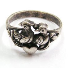 Womens Carved Two Birds Ring Sz6.0/6.5/ 7.0/ 7.5/8.004