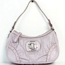 Womens Guess Handbag Violet Studded Hobo Satchel Purse