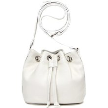 Women's Handbag Bambi Drawstring Shoulder Cross Bag Purse Real Cowhide Leather